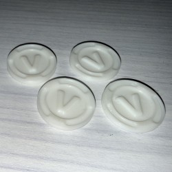 Pack de 4 mini pièces comme "V-Bucks"